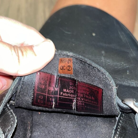 Dr. Martens air wair black Jorge mules clog leather size 10 - Picture 9 of 10